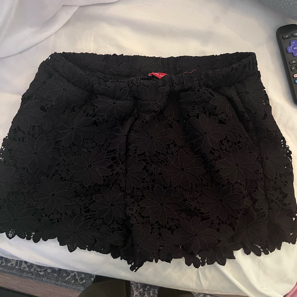 Lace black short